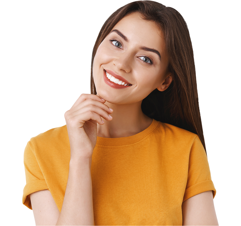 Patient smiling after dental treatment